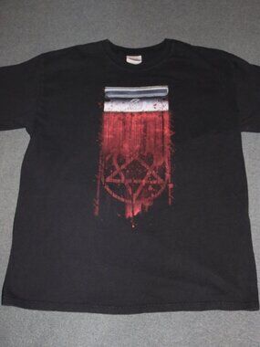 H.I.M. Band T-shirt Mens Large Black HIM Razorblade Romance Heartagram Gothic
